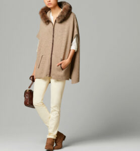 poncho massimo dutti