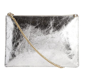 plateado bolso asos