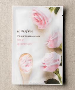 mascarilla facial de rosa